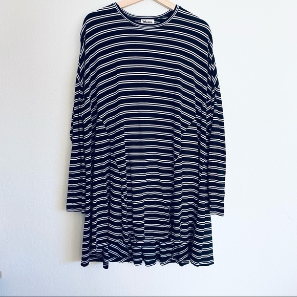SMYM Will Tunic ~ Strike Stripe Jersey -Medium - Picture 2 of 4